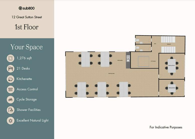 Photo of Office Space on 12, Great Sutton Street Aldersgate
