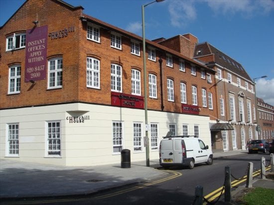 Churchill House, 137 Brent Street available for companies in Hendon