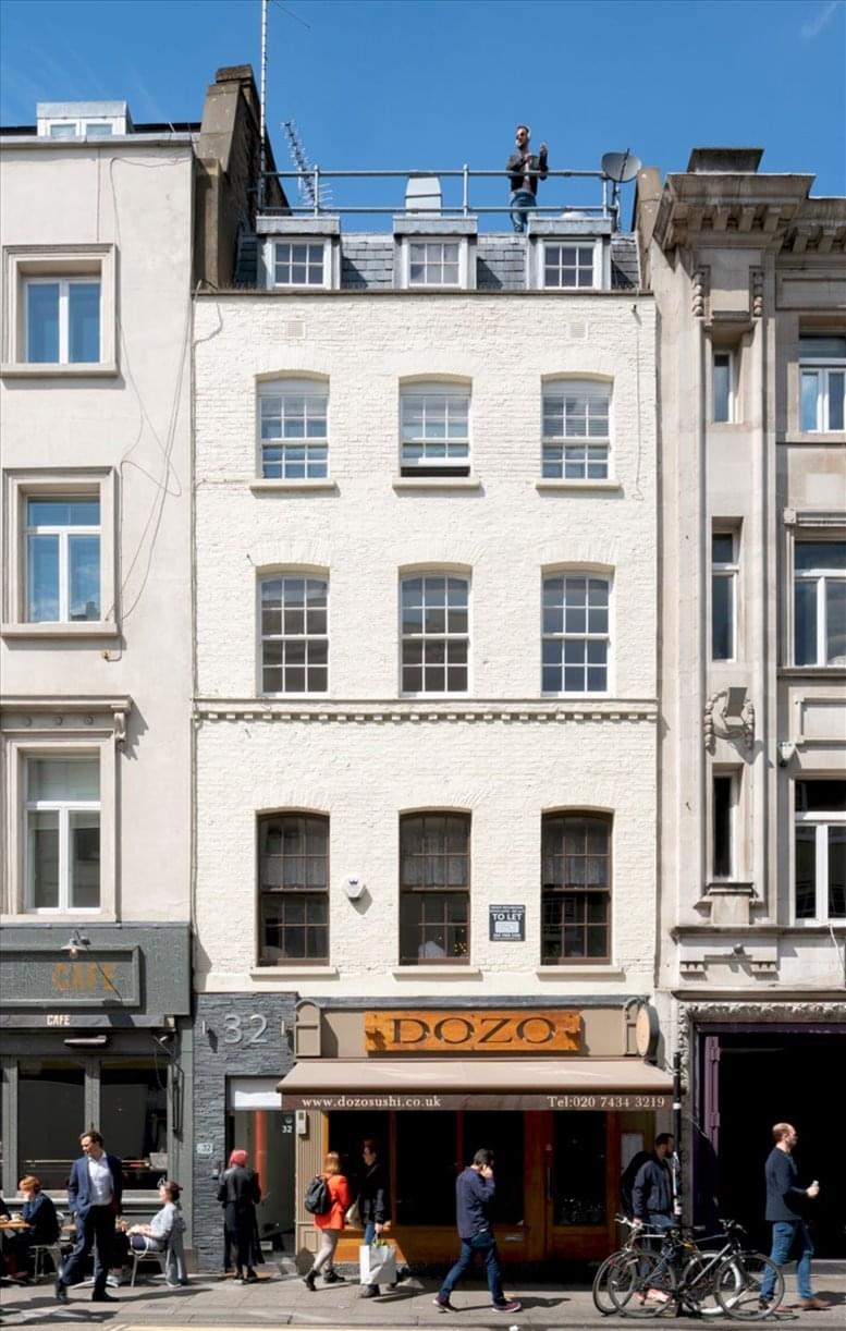 32 Old Compton St available for companies in Charing Cross