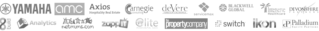 Various logos of top companies that have used London Office Space
